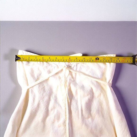 Roxy White Cotton Mini Skirt Size 5 Small – Surf Skate Y2K Festival Boho - Picture 5 of 9